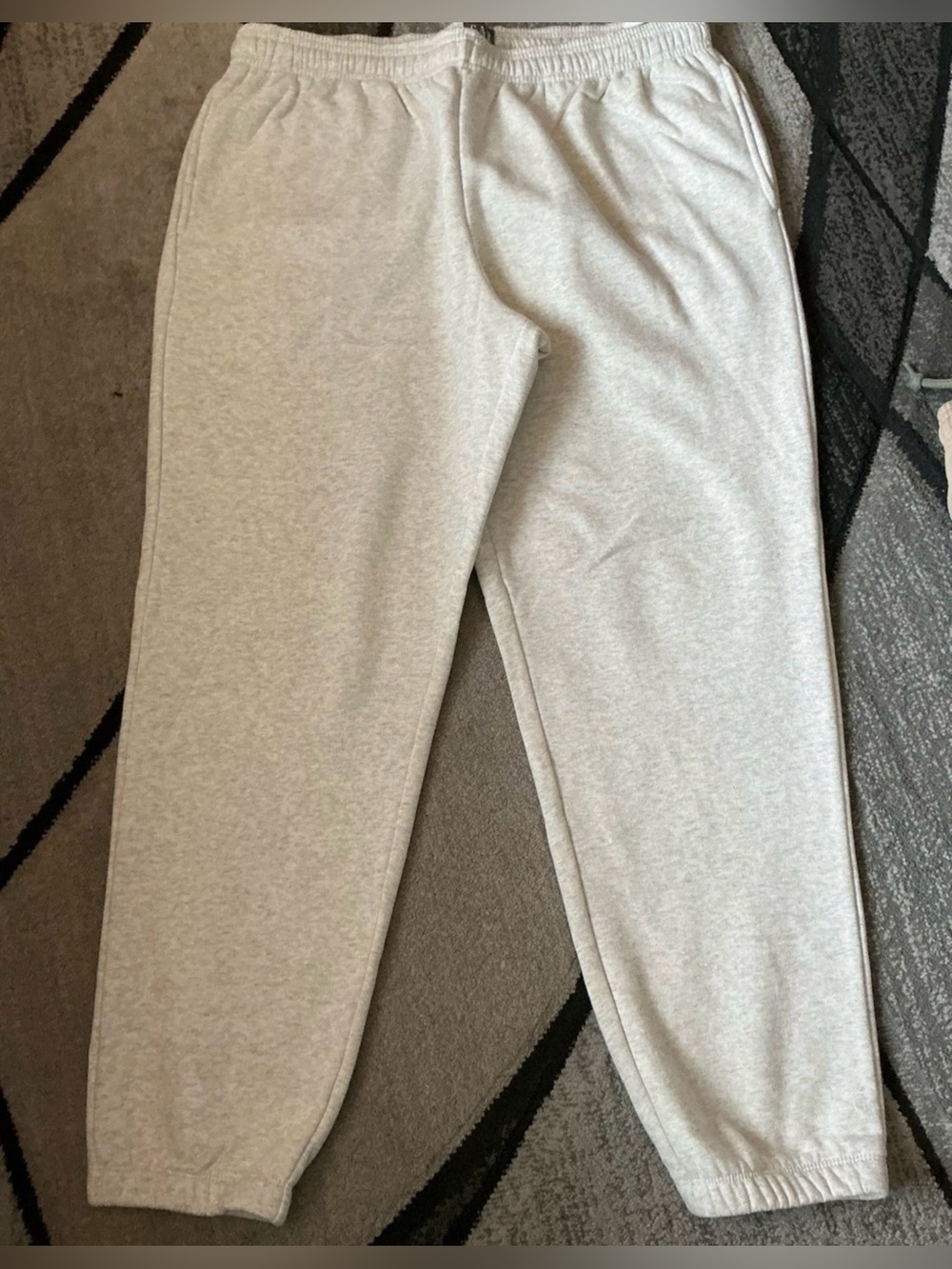 Size Large  - Gap Oatmeal Grey Soft Cotton Blend Drawstring Pocket Sweatpants